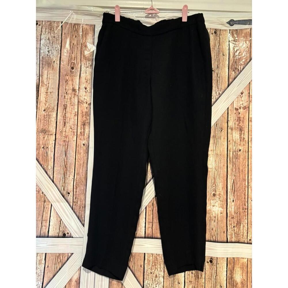 Womens Zara black dress pants sz M or 8 high waisted preloved #314